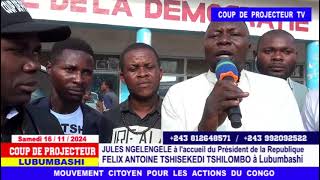 COUP DE PROJECTEUR Jules Ngelengele à laccueil de FATSHI BETON ce 16112024 [upl. by Peadar]