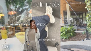 life in my 30s  first week as a nurse practitioner imposter syndrome [upl. by Pressman]