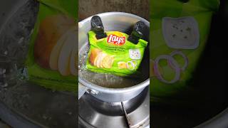 Trying viral hack LAYS chips  EGG 🥚😱 recipe ।। unique ।। shortsvideo shorts [upl. by Airtemad]