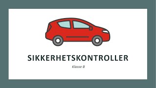 Klasse B Sikkerhetskontrollspørsmål  Alt du trenger å vite om sikkerhetskontrollspørsmål [upl. by Noryt]