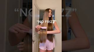 My secrets to FRIZZ FREE hair 🤫✨💋haircare [upl. by Atiker]