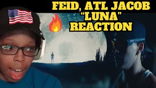 AMERICAN Reacts to Feid ATL Jacob quotLUNAquot [upl. by Clarkin251]