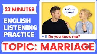 22 Minutes of Intermediate English Listening Practice with Native English Conversation [upl. by Yslek]