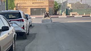 Road repairing procedure in abqaiq City [upl. by Huda551]