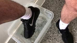 Soaking my brand new Nike Air Max 2017 trainers [upl. by Yetsirhc]