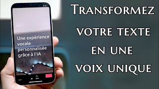 Transformez Votre Texte en Voix avec Clonage IA [upl. by Atikim]