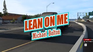 Lean On Me  Michael Bolton  karaoke [upl. by Neerehs921]