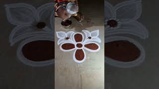 குட்டி கோலம் rangoli design Kolam trendingviralvideoshortsfeedlastestshortsytshortsshorts [upl. by Noiro]