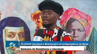 Entrevista com o escritor e palestrante angolano Pau de Cabinda destacando participação na FLIAMAR [upl. by Ecirtaeb]