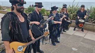 Beltane Border Morris dancing Vixana at Teignmouth Folk Festival on Sun 23 June 2024 [upl. by Lian660]