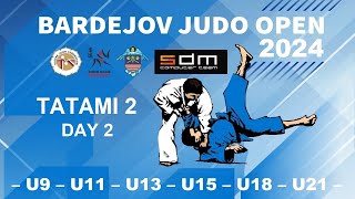 TATAMI 2  BARDEJOV JUDO OPEN  14042024  Sunday [upl. by Eldorado153]