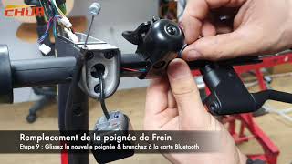 Tutoriel Remplacement Poignée de Frein Trottinette Xiaomi M365  Pro [upl. by Aimahc]