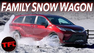 Is The 2022 Toyota Sienna The ULTIMATE SnowReady Family Mover Heres Your Answer [upl. by Sedgewake]