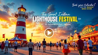 Get ready for a dazzling celebration of 2nd Lighthouse Festival in Puri  Sea Culture amp Joy [upl. by Nylirem]