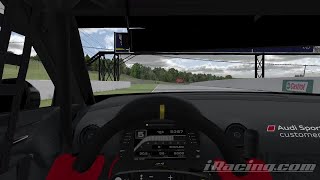 iRacing Canadian Tire Motorsports Park Audi RS3 LMS TCR Track Guide Hotlap  Telemetry [upl. by Jarv]