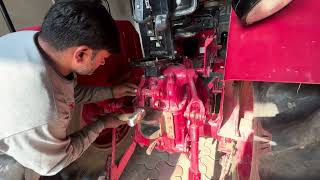 mahindra 575 hydraulic problem mahindra 575 hydraulic lever setting mahindra 575 hydraulic setting [upl. by Anawt327]