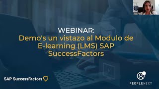 Webinar Demos un vistazo al Modulo de Elearning LMS SAP Successfactors [upl. by Audy362]