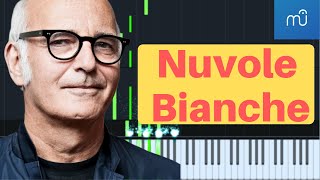 Nuvole Bianche  piano tutorial Ludovico Einaudi [upl. by Lleznol]