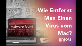 Virus auf Dem Mac Erkennen und Entfernen  TutorialSchritte  DeutschGerman [upl. by Enitsirhc]