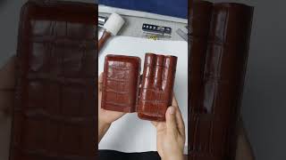 Product Review Handmade Alligator Leather Cigar Case [upl. by Chloris688]