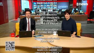 HD Encerramento do quotGloboNews Em Pontoquot com Mônica Waldvogel e Tiago Eltz 11032024 [upl. by Darreg]