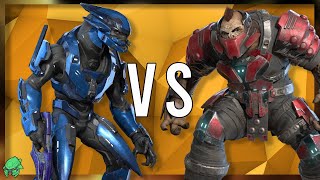 Halo Infinite AI Battle Elites vs Brutes [upl. by Llerrahs]