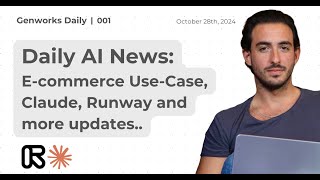 AI Photoshoots for ECommerce Claude Runway Ideogram Asana product updates  Genworks Daily 001 [upl. by Anicul]