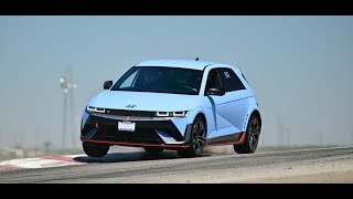 Buttonwillow Track 13CW Hyundai Ioniq 5 N Stock Run [upl. by Orgell]