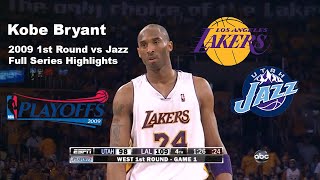 Kobe Bryant 2009 1st Round Full Series Highlights vs Jazz [upl. by Eiramrebma]