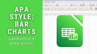 Libre Office amp Open Office — APA Style Bar Graph w Error Bars [upl. by Drofla]