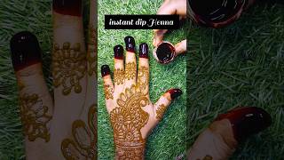 Instant dip hennainstantdiphenna instantmehndi hennatricknewtricktapetrickfingertapetrick [upl. by Miuqaoj]