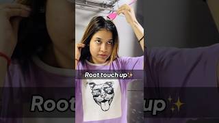 Root touch up at home✨How I cover my grey hair sejshorts hair roottouchup haircolor [upl. by Umeh]