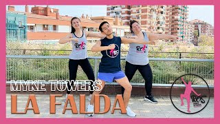 LA FALDA  Myke Towers  Ros Dance Fitness  Zumba  Baile  Coreografía  Reggaetón Urbano  TikTok [upl. by Brittany]