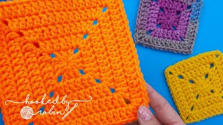 How to Crochet a SEAMLESS Solid Square WITHOUT Turning 🧶 [upl. by Aetnuahs]