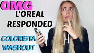 COLORISTA WASHOUT RUINED MY HAIR 🙊  6 Month FOLLOW UP  LOREAL HAVE RESPONDED CC [upl. by Ayenet361]