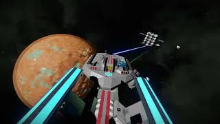 Space Engineers 2024 USS TPring Vs Starbase 85 [upl. by Audra880]