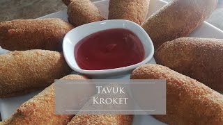 Tavuğu hiç böyle denediniz mi Tavuk kroket 👌 [upl. by Hewie608]