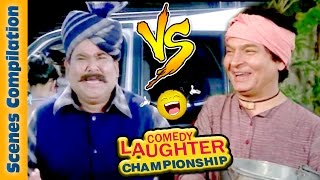 Asrani Comedy Scenes Vs Satish Kaushik Comedy Scenes HD  2  Comedy Laughter Championship [upl. by Leummas929]