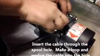 How To Install A New Cable On A Viper Winch [upl. by Eetnahs]