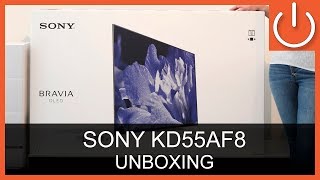 Sony KD55AF8  Unboxing  Thomas Electronic Online Shop – KD55AF8BAEP – KD55AF8 [upl. by Osnerol883]