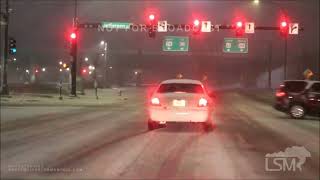 01092024 Waterloo Iowa  Historic Winter Storm [upl. by Inalial]