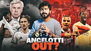 Real Madrid Humiliated 31 by AC Milan at Bernabeu in Champions League  Carlo Out [upl. by Regor]