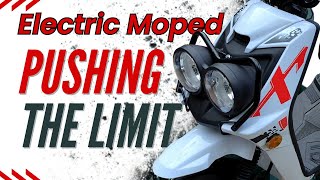 Electric Moped Range Test  Challenge [upl. by Philippa300]