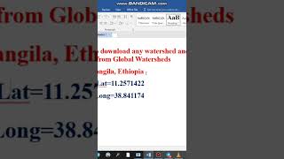 Create a study area map in ArcGIS google tutorial googlemaps map data ethiopia amsayawgenet [upl. by Iney933]