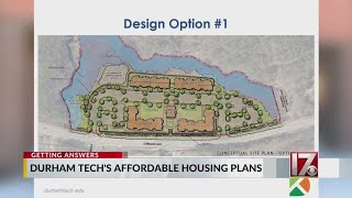 Durham Tech updates future affordable housing plan [upl. by Jaeger]