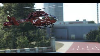 MSFS  WIP MD902 London Air Ambulance flight [upl. by Dulcle]