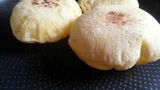 Le Pain Pita ou batbout marocain à la farine de maïs et Sans Gluten [upl. by Erreip138]