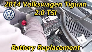 2014 Volkswagen Tiguan 20 TSI  Battery Replacement [upl. by Alexander]