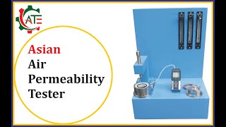 Air Permeability Tester  Air Permeability Test Method  Air Permeability Testing [upl. by Hobbs]