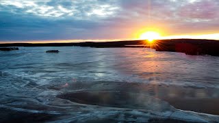 Early Winter in Rovaniemi  4K Scenic Drone Footage [upl. by Notgnirrac]